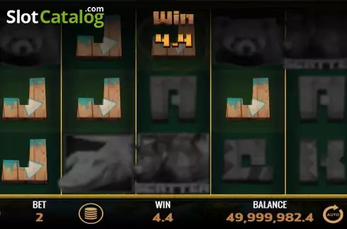 Win screen 2. Rhino King slot