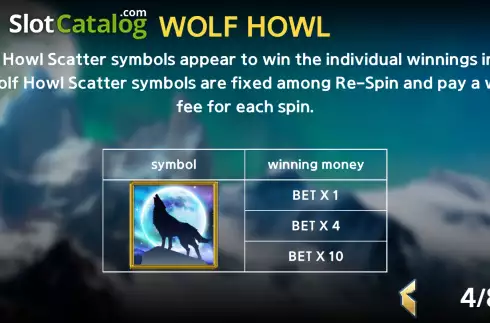 Bildschirm8. Wolf Begins slot