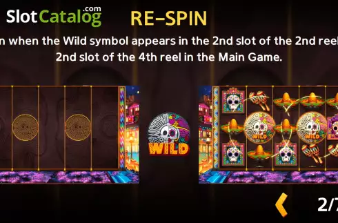 Game Features screen 2. Festival of the Dead slot