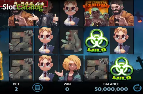 Game screen. Dr.Franken’s Lab 777 Jackpot slot