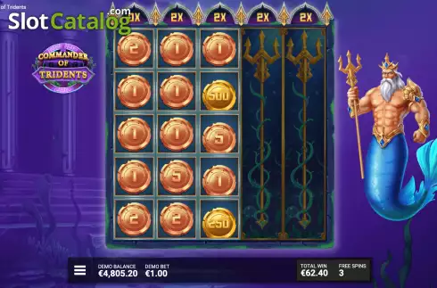 Free Spins 3. Commander of Tridents slot