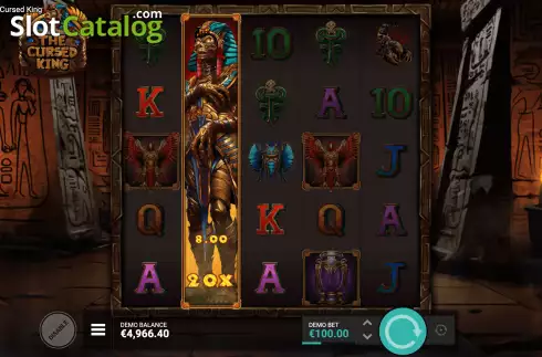 Bildschirm5. The Cursed King slot