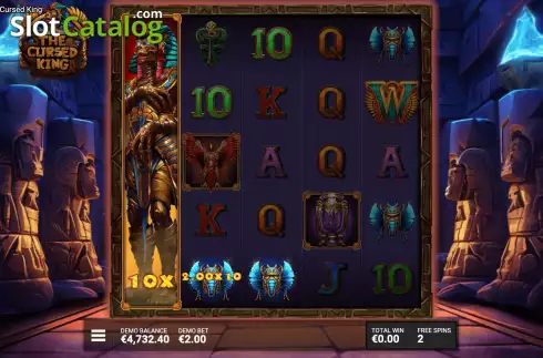 Bildschirm8. The Cursed King slot