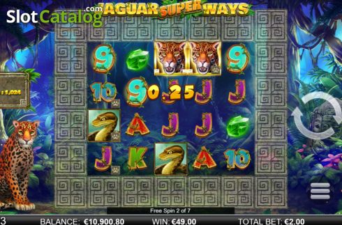 Bildschirm7. Jaguar Super Ways slot