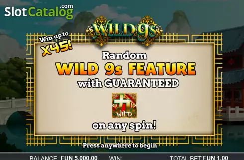 Skärmdump3. Wild 9s slot