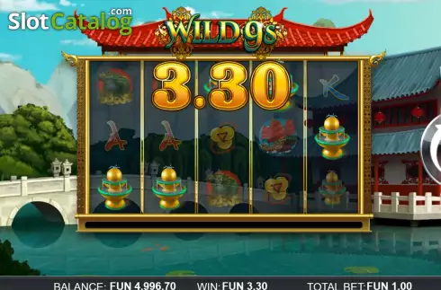 Win screen 2. Wild 9s slot