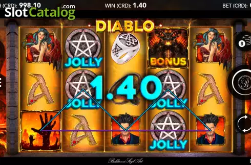 画面4. Diablo カジノスロット