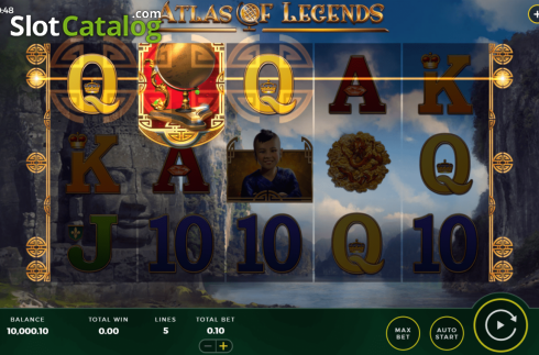 Bildschirm4. Atlas of Legends slot