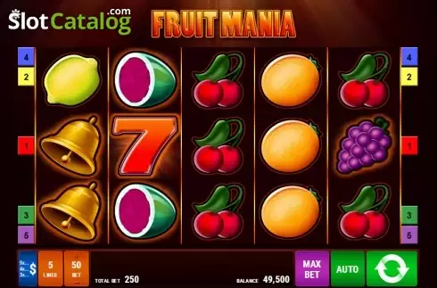 スクリーン1. Fruit Mania (Bally Wulff) カジノスロット