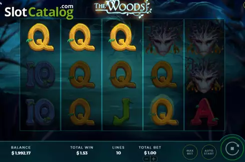 Win screen 2. The Woods slot