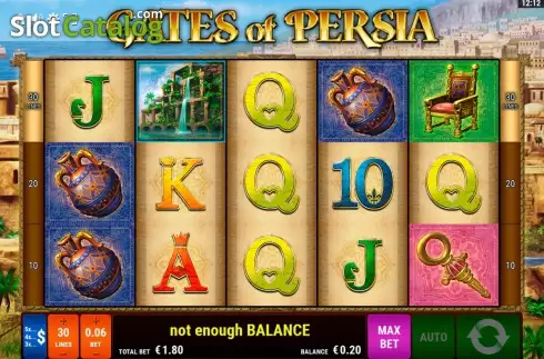 Écran3. Gates of Persia Machine à sous