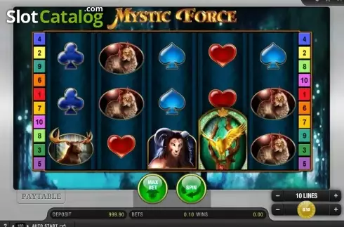 Skärm 1. Mystic Force slot