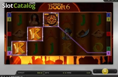 Bildschirm 3. Magic Book 6 slot