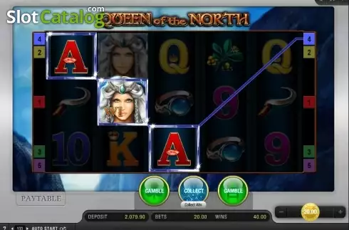 Bildschirm 3. Queen Of The North slot