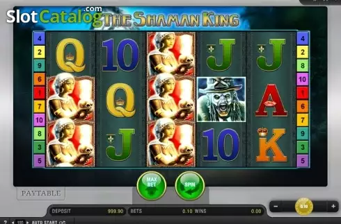 Tela 2. The Shaman King slot