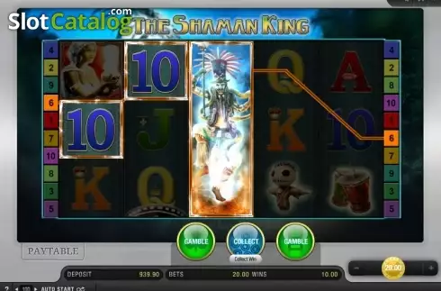 Schermo 3. The Shaman King slot