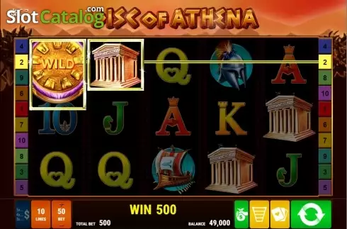 画面9. Disc of Athena (ディスク・オブ・アテナ) カジノスロット