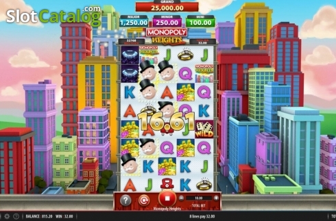 Skärmdump4. Monopoly Heights slot