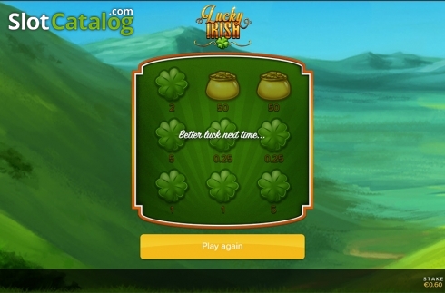 Bildschirm5. Lucky Irish Scratch slot