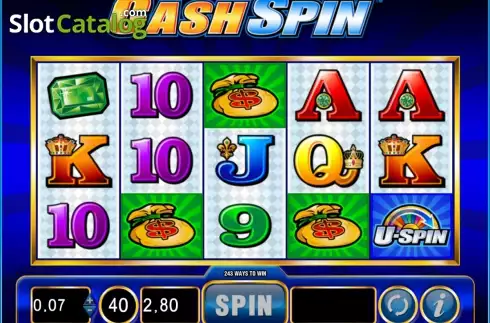 Bildschirm6. Cash Spin slot