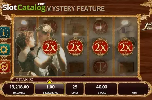 Mystery Win screen. TITANIC slot