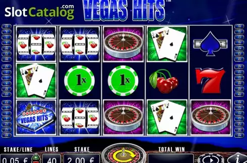 Reel screen. Vegas Hits slot