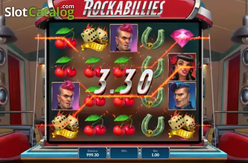 Win screen 2. Rockabillies slot