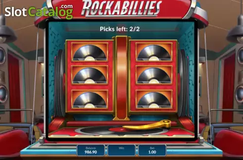 Bonus Game screen 2. Rockabillies slot