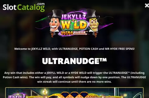 画面9. Jekyllz Wild Ultranudge カジノスロット