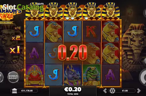 Win Screen 2. Pharaoh's Gaze DoubleMax slot