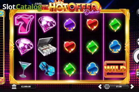 Game Screen. Hot Offer Deluxe slot