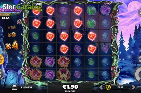Bildschirm4. The Runemakers DoubleMax slot