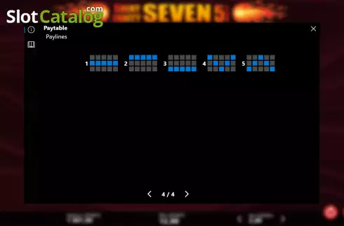 Bildschirm7. Shiny Fruity Seven 5 Lines slot