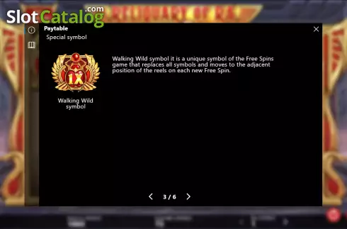 Bildschirm7. Reliquary of Ra MegaX slot