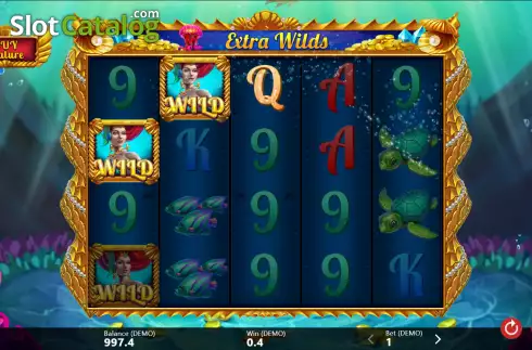 Win screen 2. Rich of the Mermaid slot