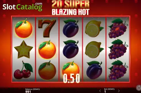 画面3. 20 Super Blazing Hot カジノスロット