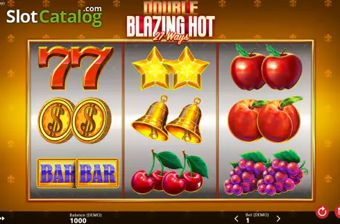 Game Screen. Double Blazing Hot 27 Ways slot