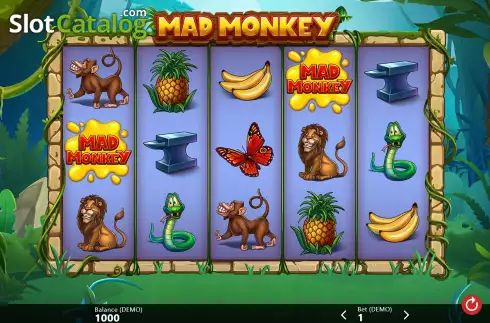 Game Screen. Mad Monkey slot