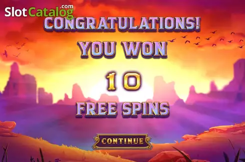 Free Spins Win Screen 2. Mustang Freedom slot