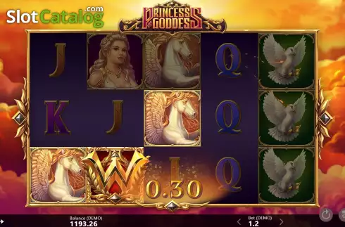 Win Screen 1. Princess Goddess slot
