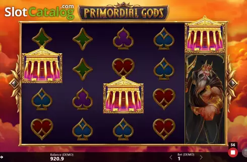 Free Spins Win Screen. Primordial Gods slot
