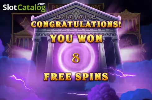 Free Spins Win Screen 2. Primordial Gods slot