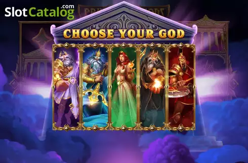Free Spins Gameplay Screen. Primordial Gods slot