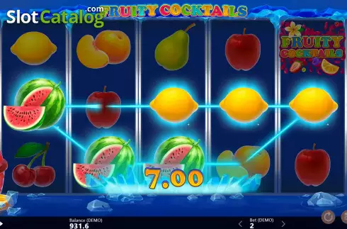 Win Screen 3. Fruity Cocktails slot