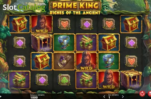 画面3. Prime King: Riches of the Ancient カジノスロット
