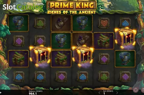 Free Spins Win Screen. Prime King: Riches of the Ancient slot