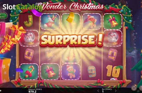 Additional Wild Feature Win Screen. Wonder Christmas slot