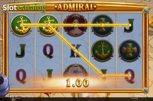 Win screen. Admiral slot