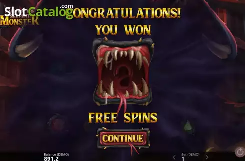 Schermo5. Lair of the Serpent Monster slot