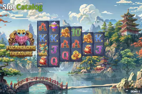 Game screen. Fuzanglong Treasure slot